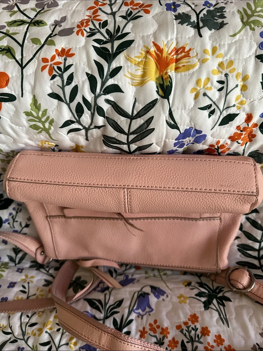 The Sak Collective Pink Pebble Leather Hobo Bag